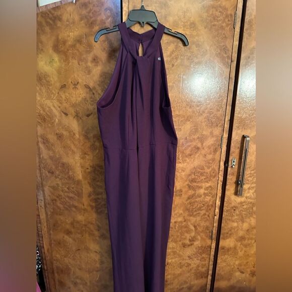 Julia Jordan - size 16 - halter neck wide leg jumpsuit - Picture 5 of 15
